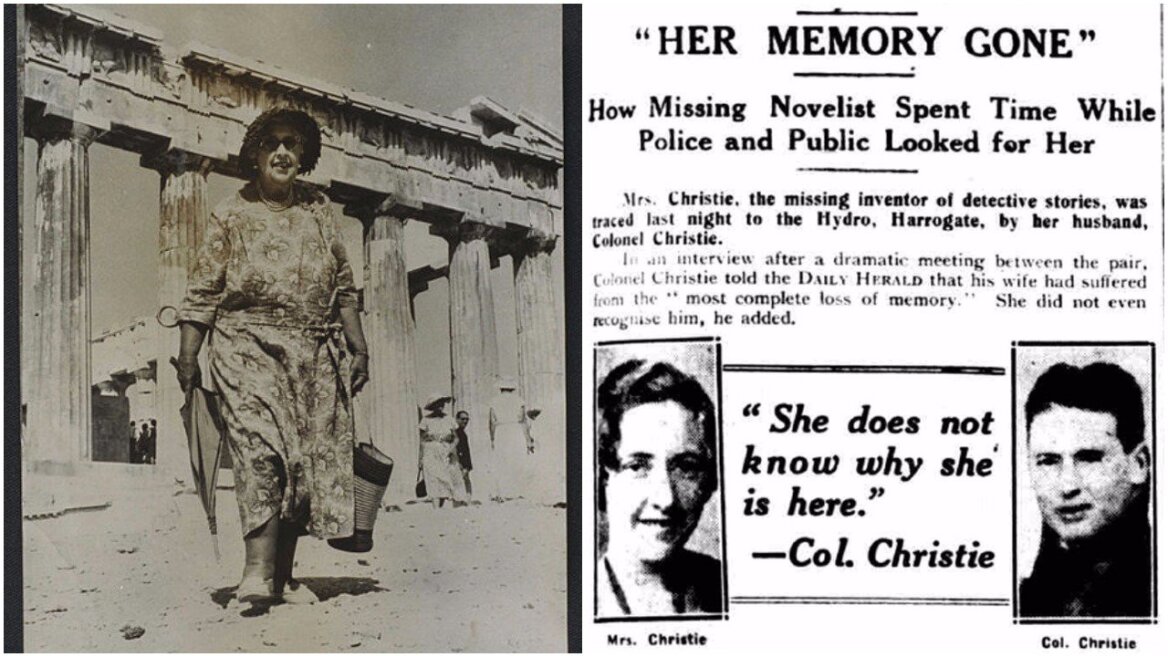 Agatha Christie had disappeared for ten days in 1926