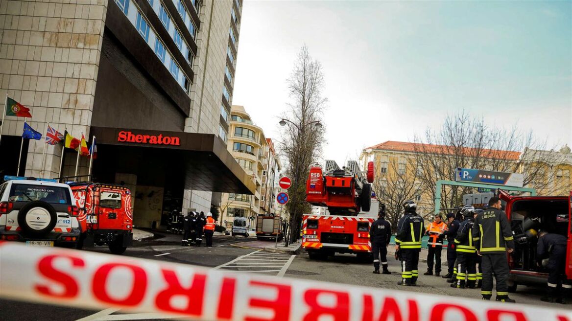 Φωτιά ξέσπασε στο ξενοδοχείο Sheraton στη Λισαβόνα