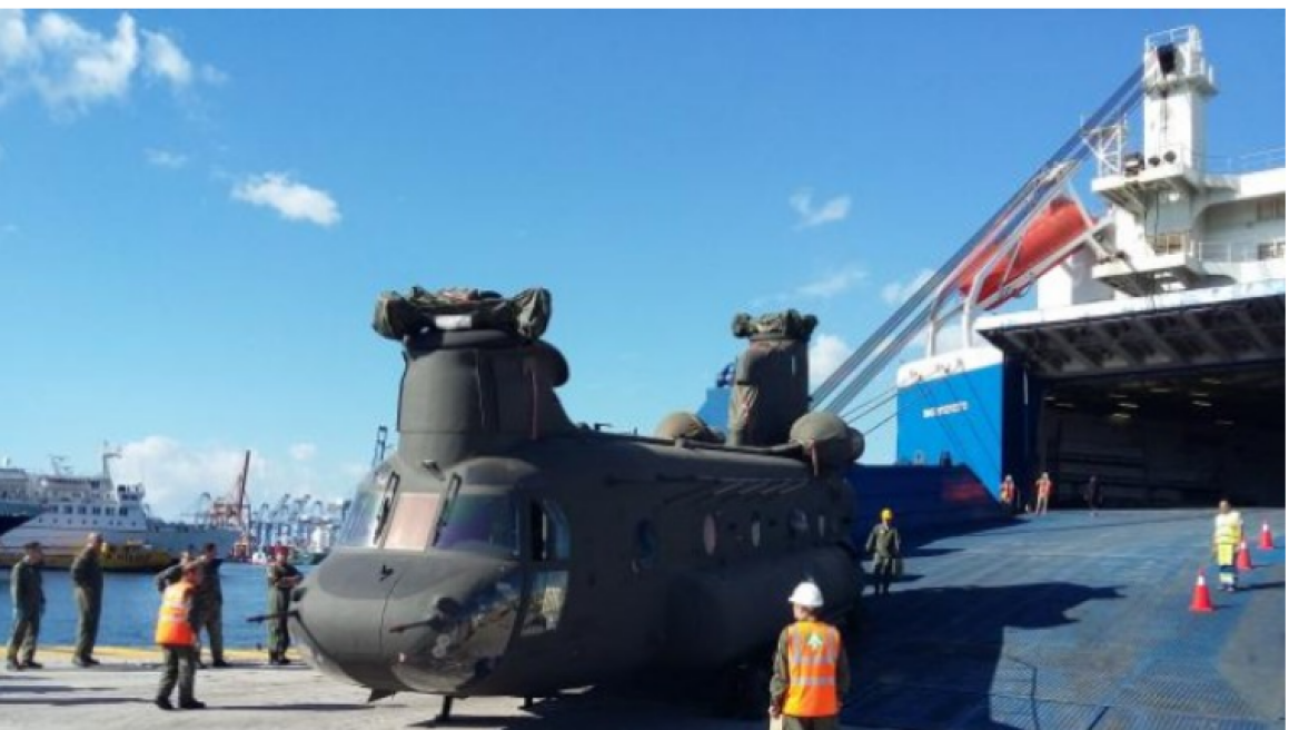 Second batch of 3 ex-US Army CH-47SD helicopters arrived to Greece (PHOTOS)