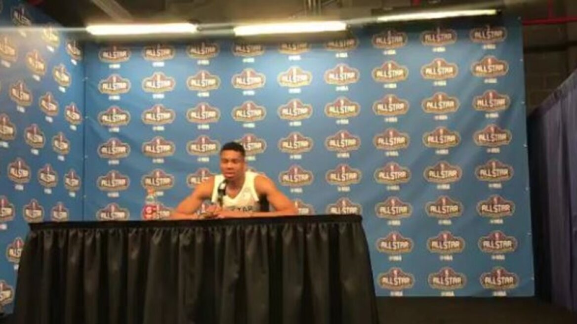 Giannis: “I want to make Greeks proud” (video)