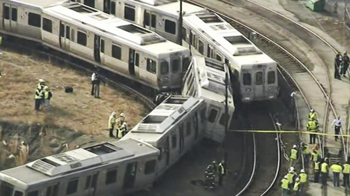 ΗΠΑ: Σιδηροδρομικό ατύχημα στη Φιλαδέλφεια - Τέσσερις τραυματίες
