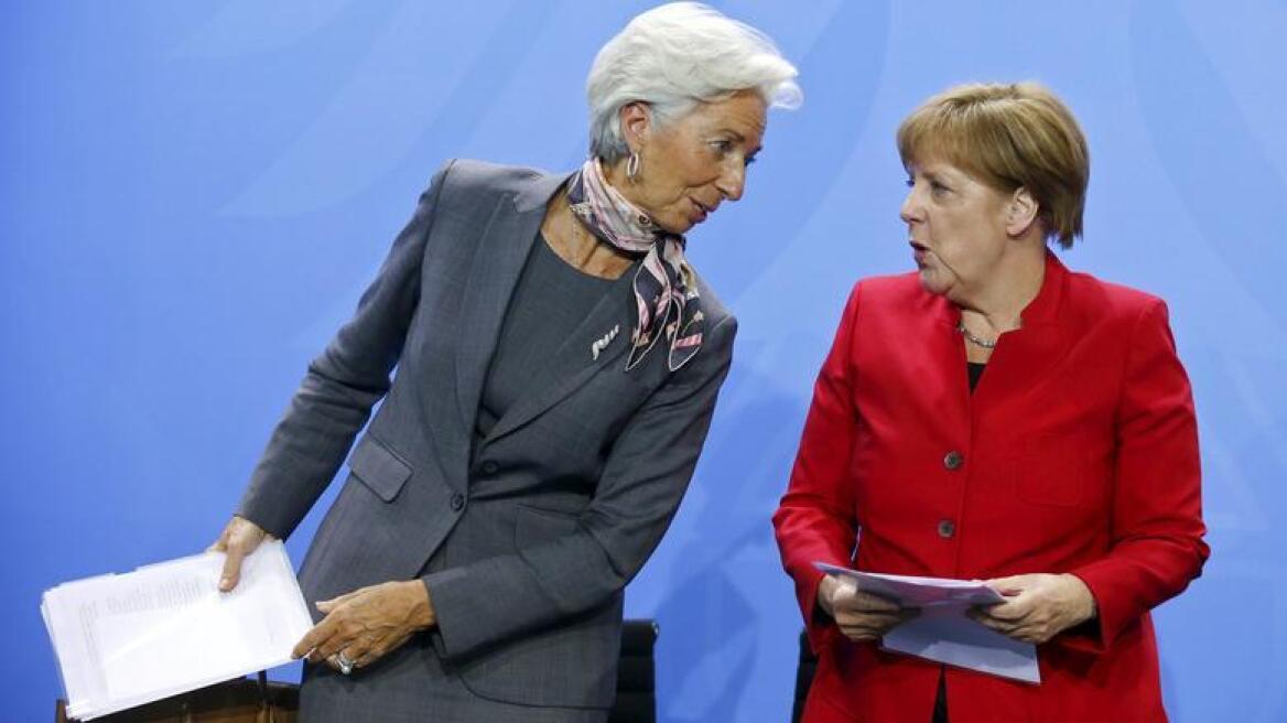 Μέρκελ: Ναι στις περικοπές που ζητά το ΔΝΤ - Λαγκάρντ: Ναι στα υψηλά πλεονάσματα