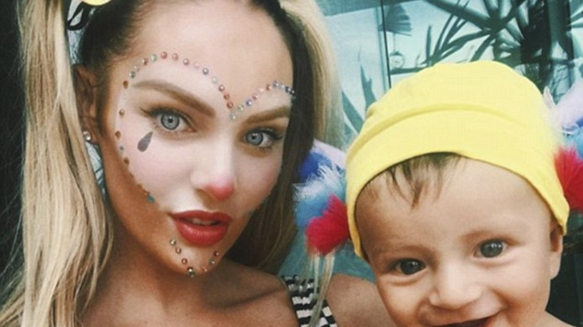 Candice Swanepoel: Ξεφάντωσε στο καρναβάλι του Ρίο αγκαλιά με τον γιο της 
