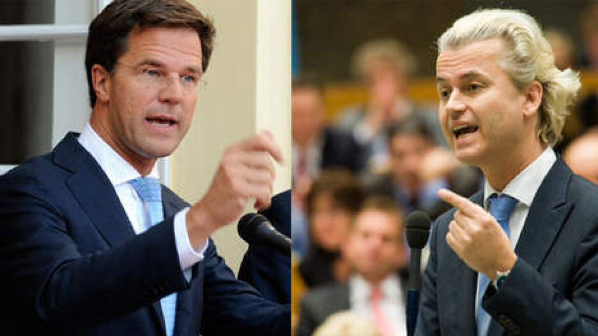 Ολλανδία: Ο Ρούτε προειδοποιεί για χάος στη χώρα αν κερδίσει τις εκλογές ο Βίλντερς