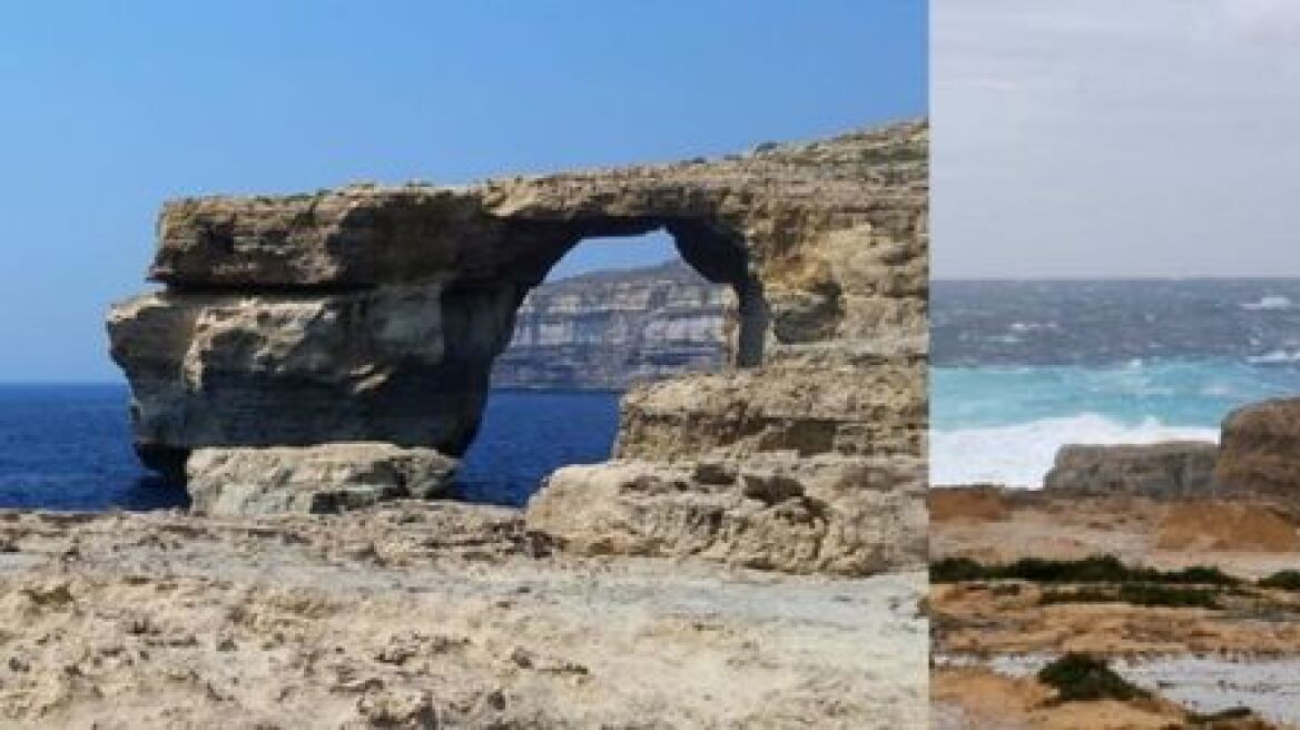 Malta’s famous rock arch collapsed into the sea!