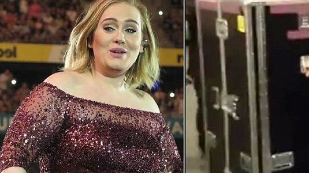 Το μεγάλο μυστικό της Adele: Τη μεταφέρουν σε... πλαστικό κιβώτιο για να βγει στη σκηνή