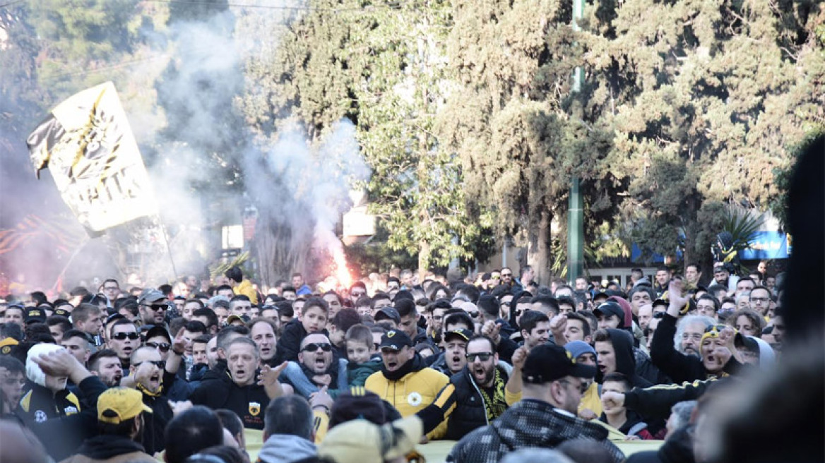Φωτογραφίες: Πάνω από 7.000 φίλοι της ΑΕΚ ζήτησαν «γήπεδο στη Νέα Φιλαδέλφεια!»