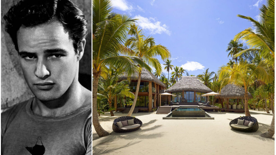 Εντυπωσιακές εικόνες: Αυτός είναι ο επίγειος παράδεισος του Marlon Brando στη Γαλλλική Πολυνησία