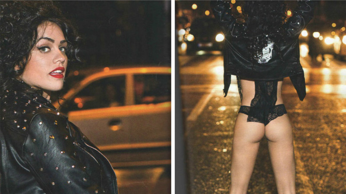 Κόνι Μεταξά: Με σέξι εσώρουχα στο δρόμο - Η πιο extreme φωτογράφιση της 