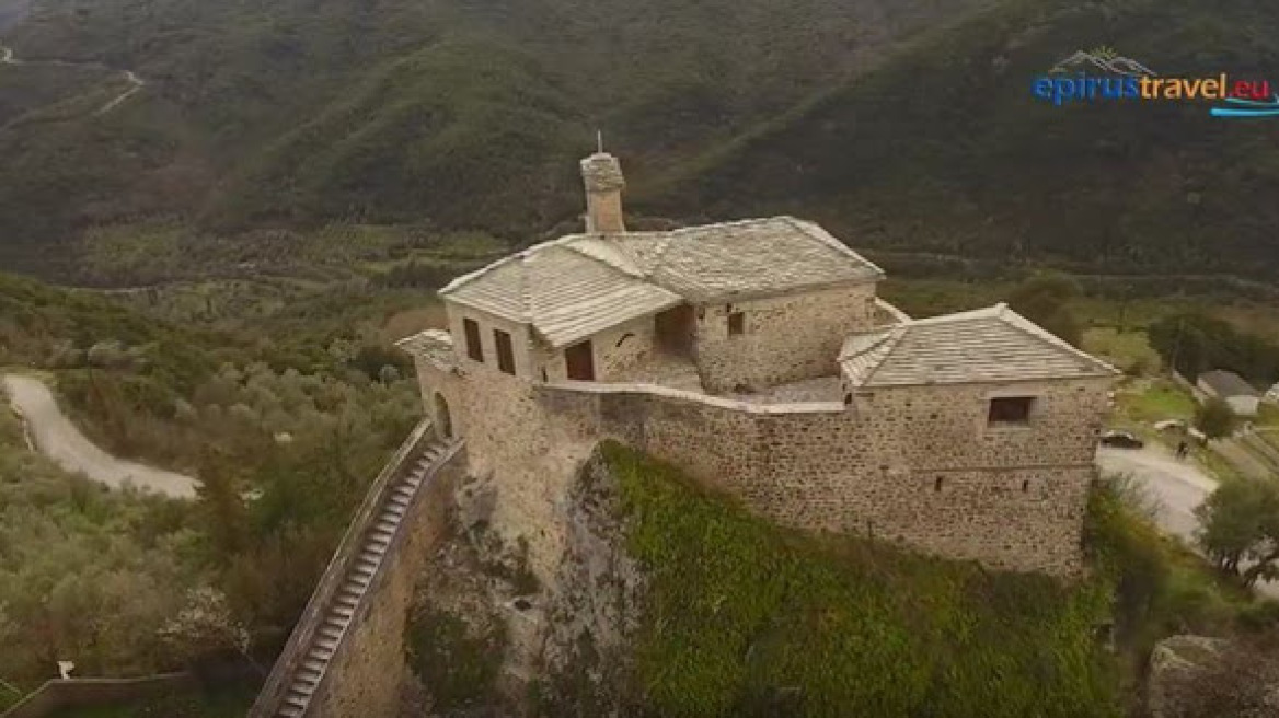 Kokkino Lithari: A drone flight over Saint Minas Monastery (VIDEO)