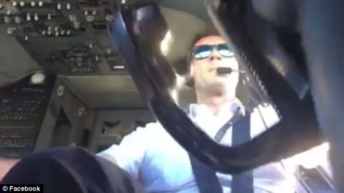 Πιλότος τραβούσε βίντεο τον εαυτό του ενώ προσγείωνε ένα Boeing εν μέσω ισχυρών ανέμων