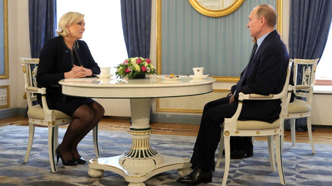 Αιφνιδιαστική συνάντηση Πούτιν - Λεπέν στη Μόσχα