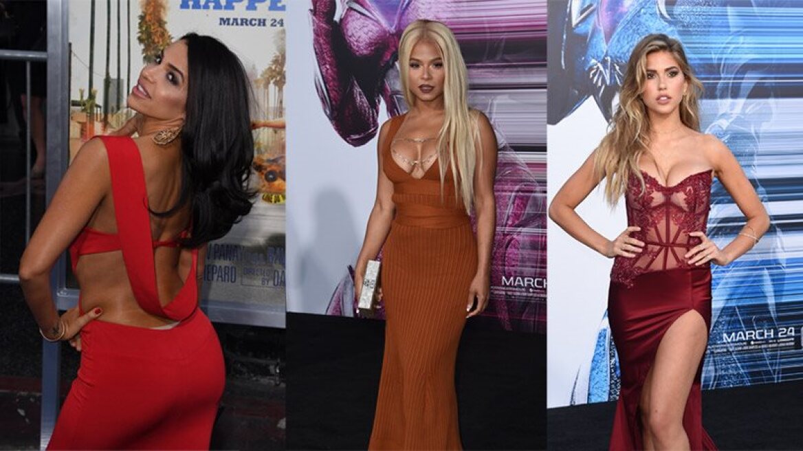 Sizzling hot red carpet premiere for Power Rangers movie!