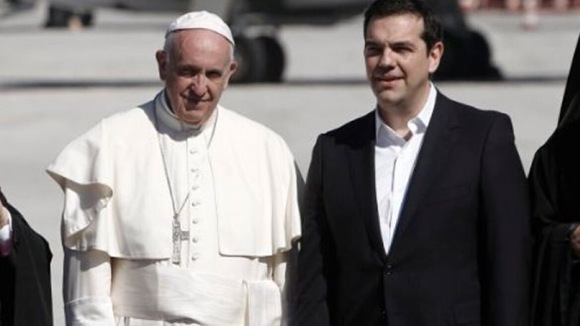 Pope Francis thanks Greek PM for aiding poor