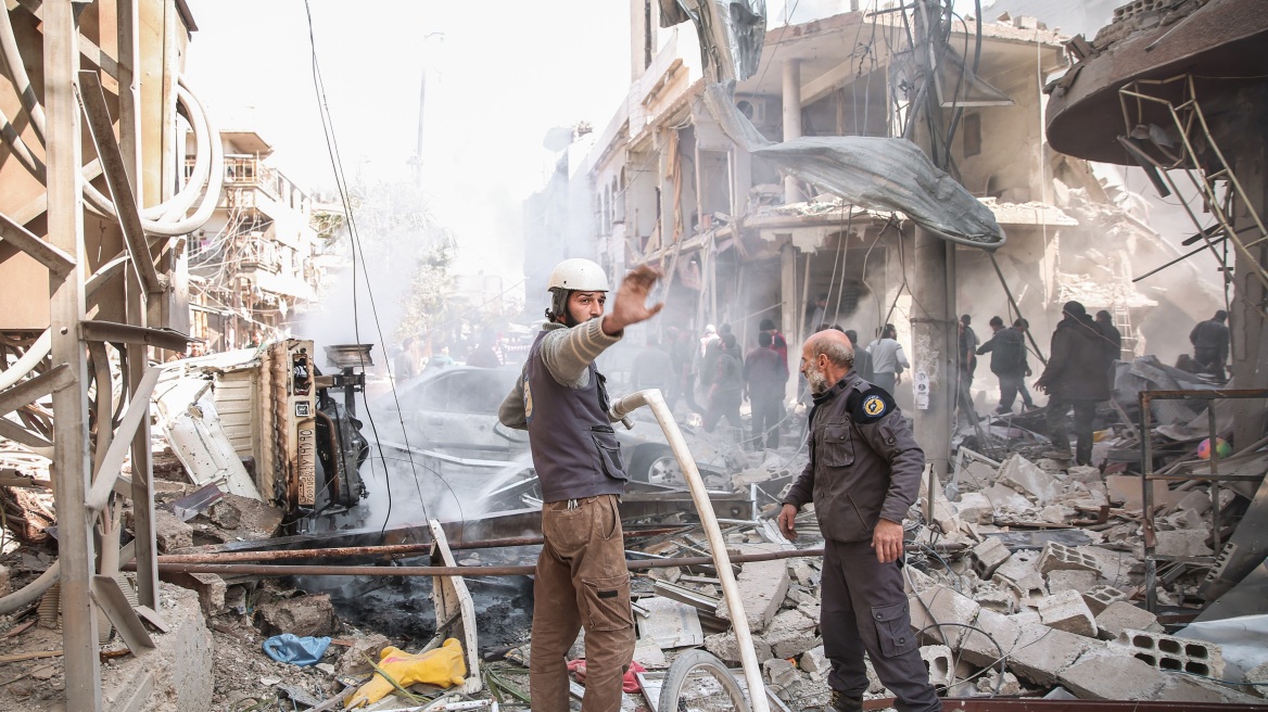 Συρία: Άμαχοι νεκροί από βομβαρδισμούς κοντά στη Δαμασκό
