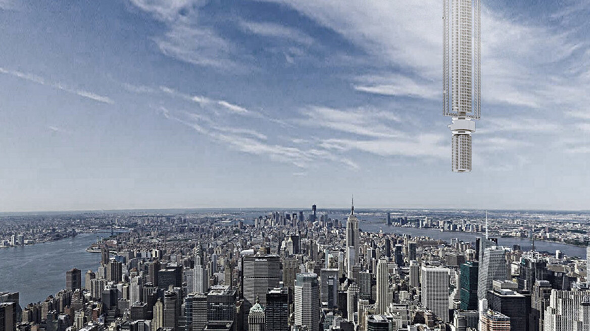 Δείτε τον ουρανοξύστη που θα κρέμεται από αστεροειδή στη Γη