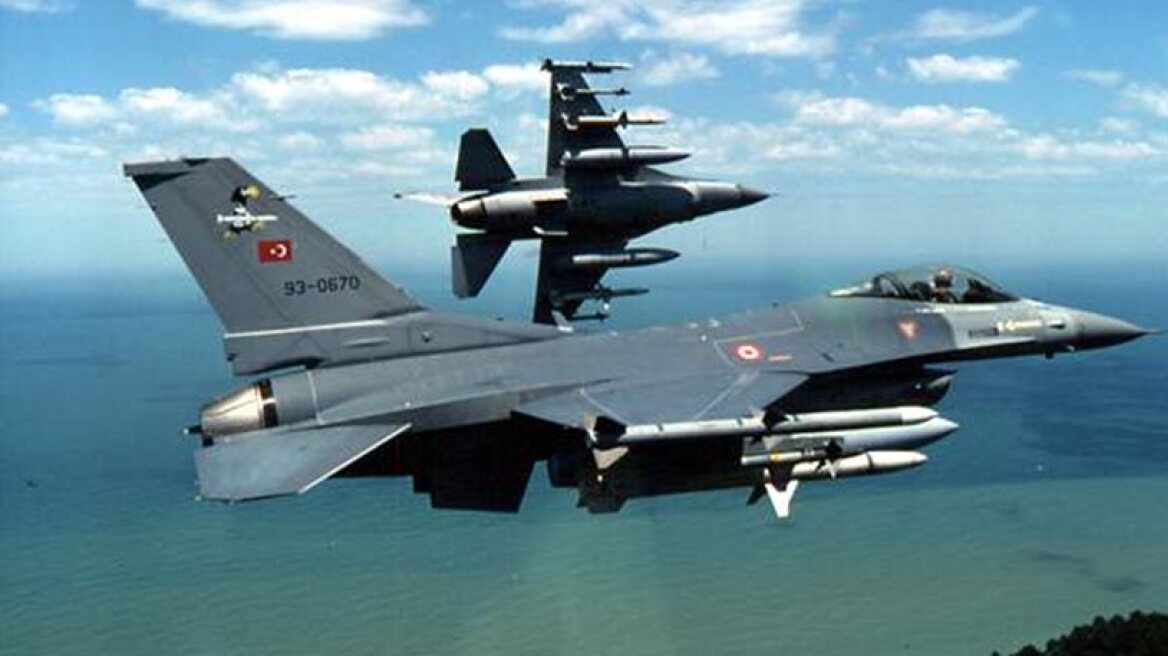 Τουρκικά F-16 πέταξαν πάνω από το νησί Παναγιά στο Αιγαίο