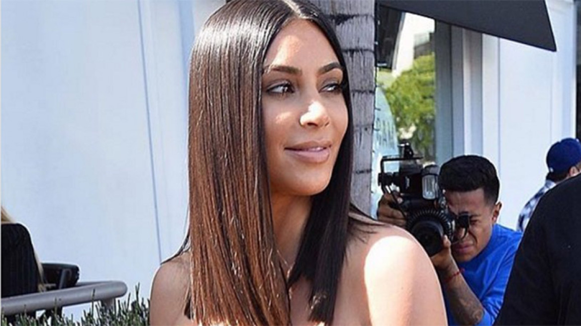 H Kim Kardashian πέταξε τα extensions-Δείτε πώς είναι τα μαλλιά της