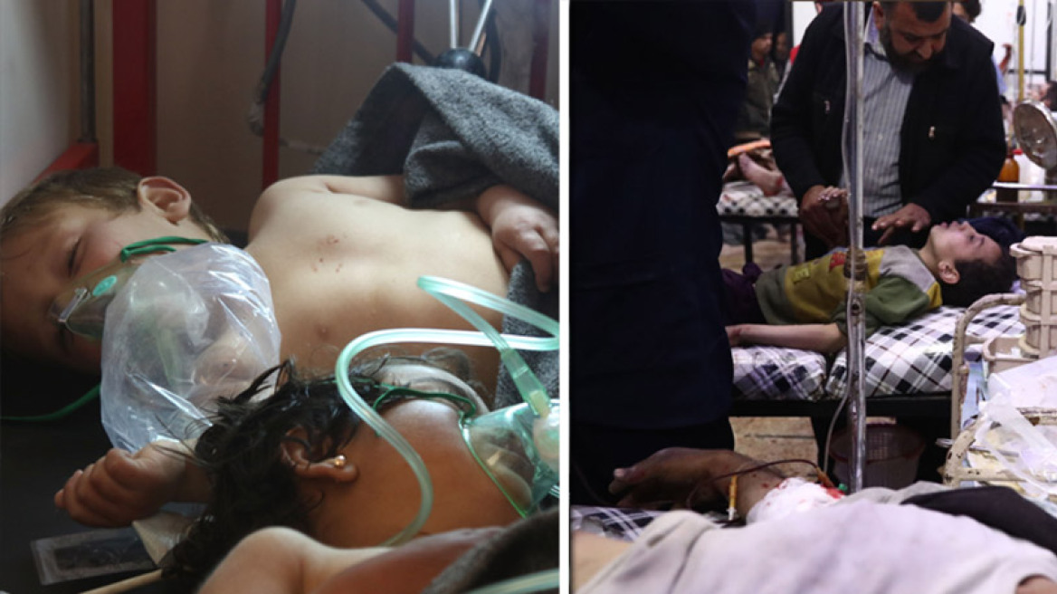 Φρίκη στη Συρία με 100 νεκρούς από χημικά - Βομβάρδισαν και το νοσοκομείο 