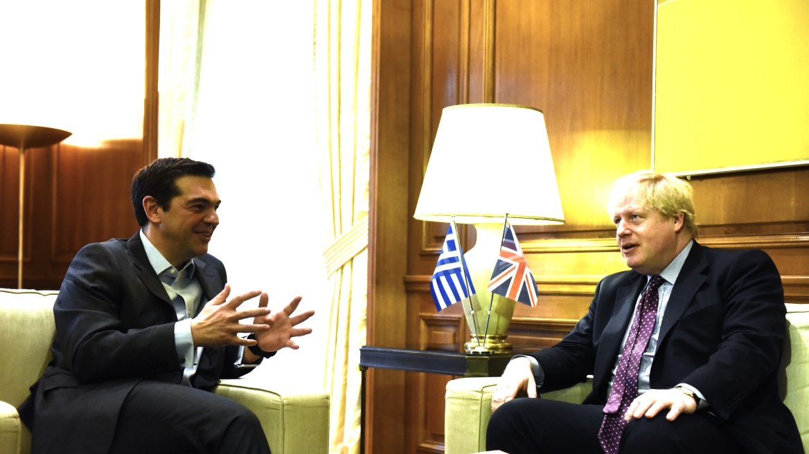 Κυπριακό και Brexit στο επίκεντρο της συνάντησης Τσίπρα - Τζόνσον 