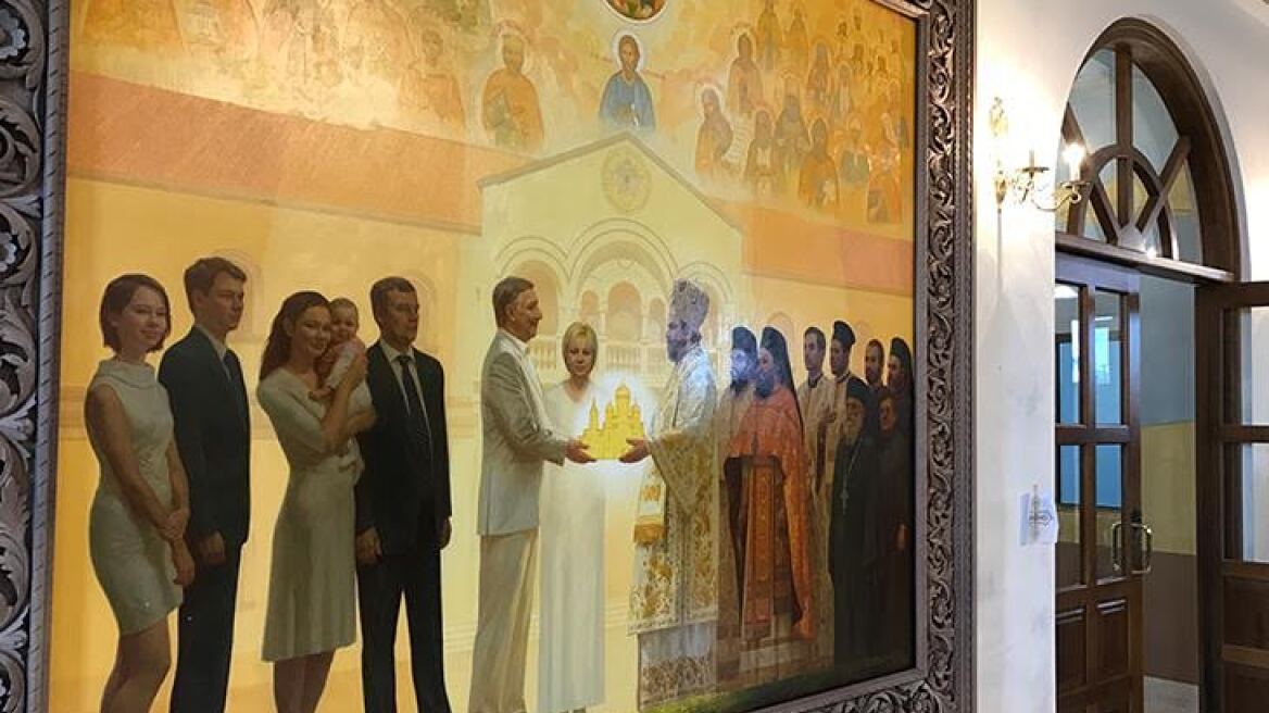 Λευκορώσος επιχειρηματίας έγινε «αγιογραφία» σε εκκλησία στην Κύπρο