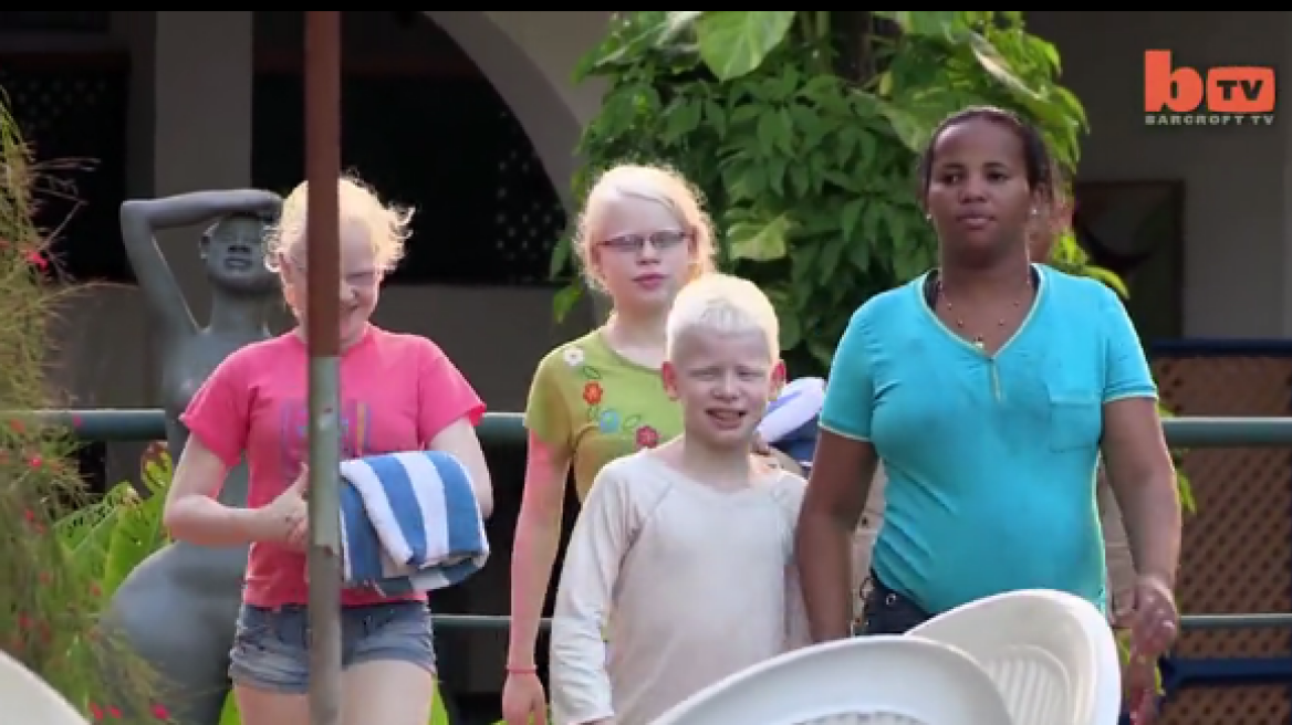 Black family has white children! (video)