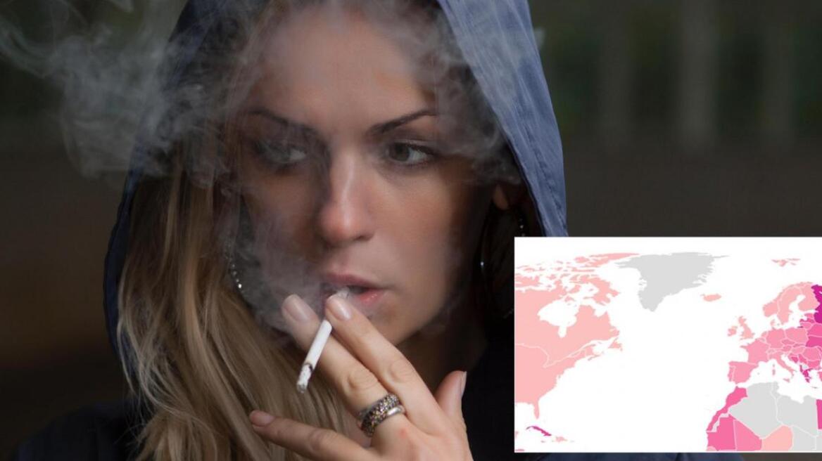 Which countries smoke the most
