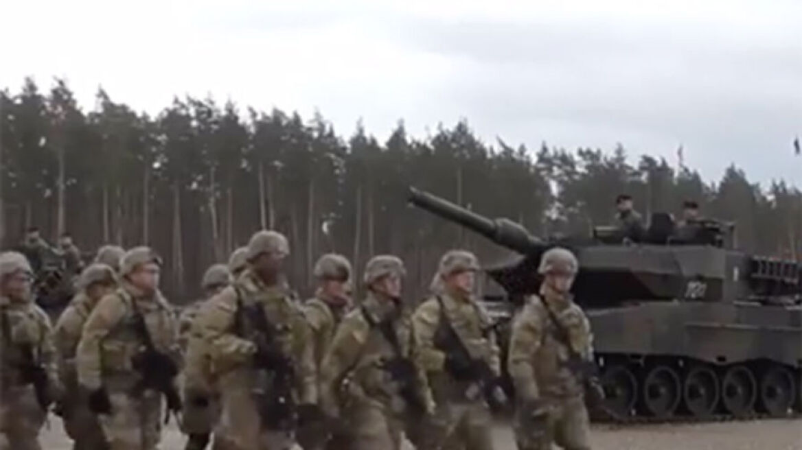 US soldiers land on Polish-Russian borders (video-photos)