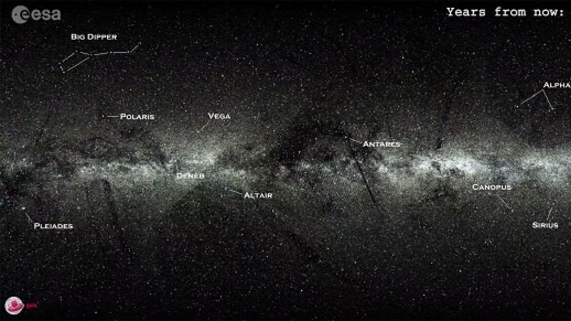 Βίντεο: Πώς θα φαίνεται ο νυχτερινός ουρανός σε 5 εκατ. χρόνια από σήμερα