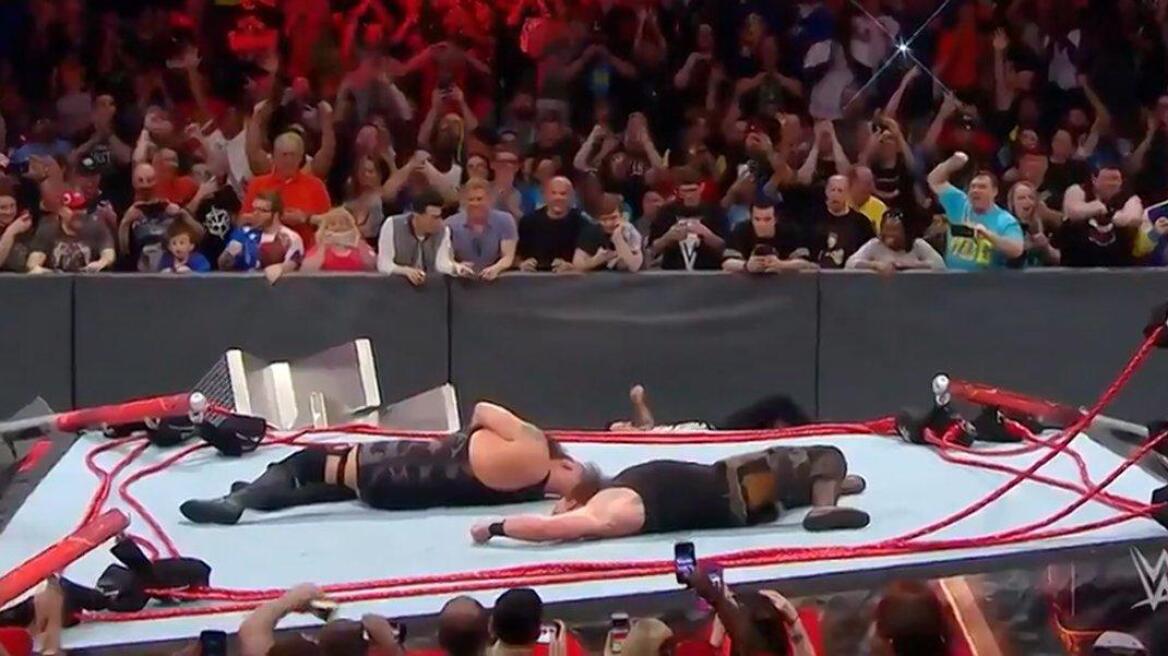 SEE IT: Braun Strowman suplexes the Big Show, breaks WWE ring (VIDEOS)