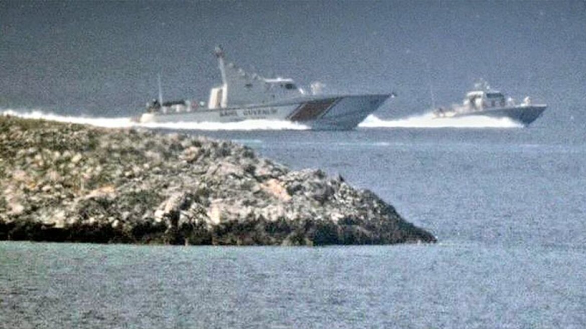 Turkish news outlet releases footage of Greek boat being chased away from Imia island (video)