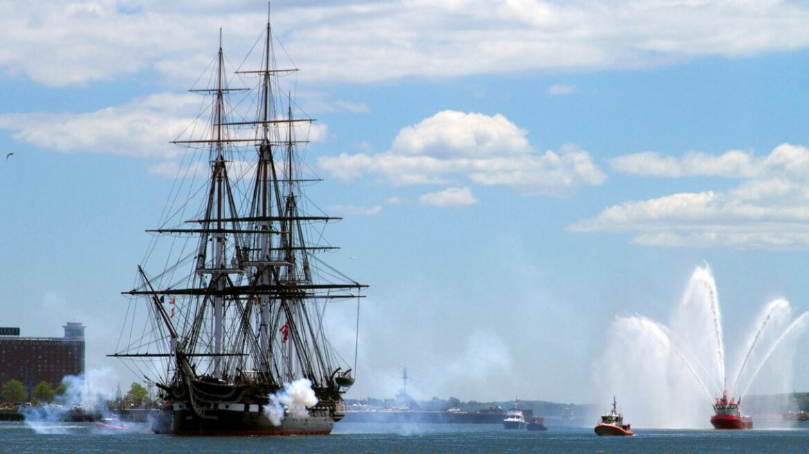 USS Constitution built in 1797 and still serving in the US Navy!