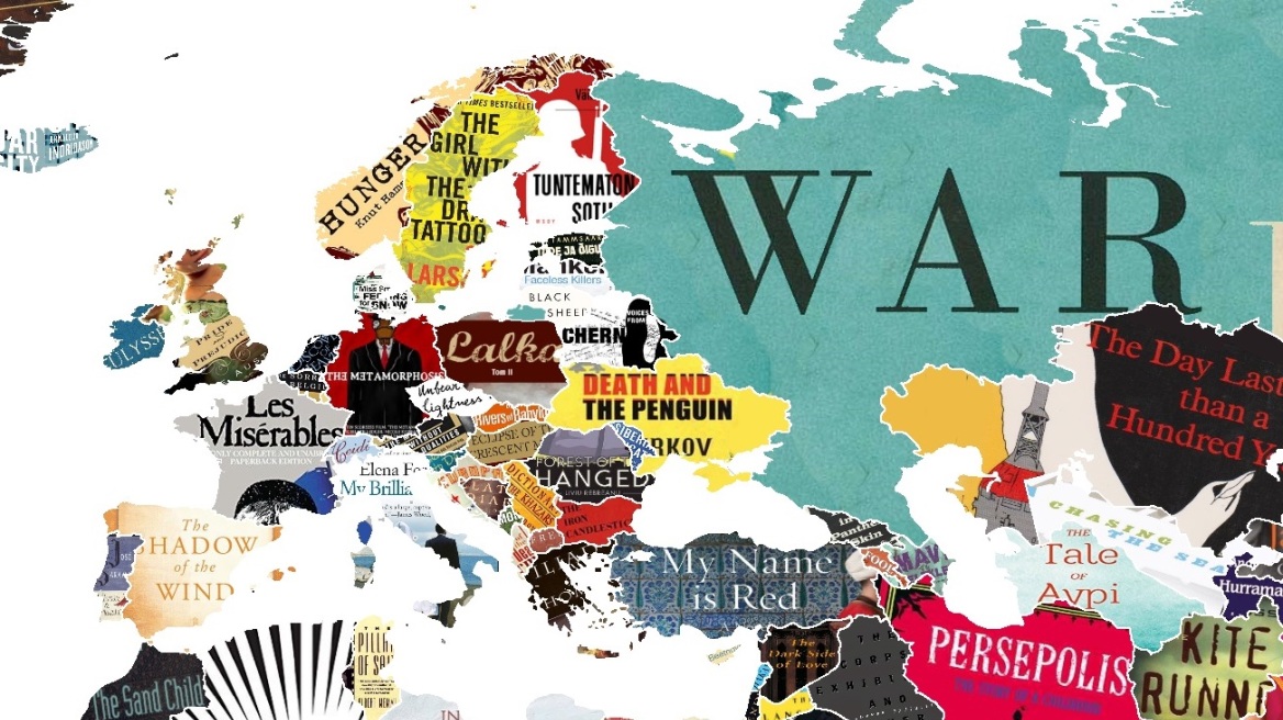 Εκπληκτικός χάρτης αποκαλύπτει το πιο σημαντικό βιβλίο κάθε χώρας