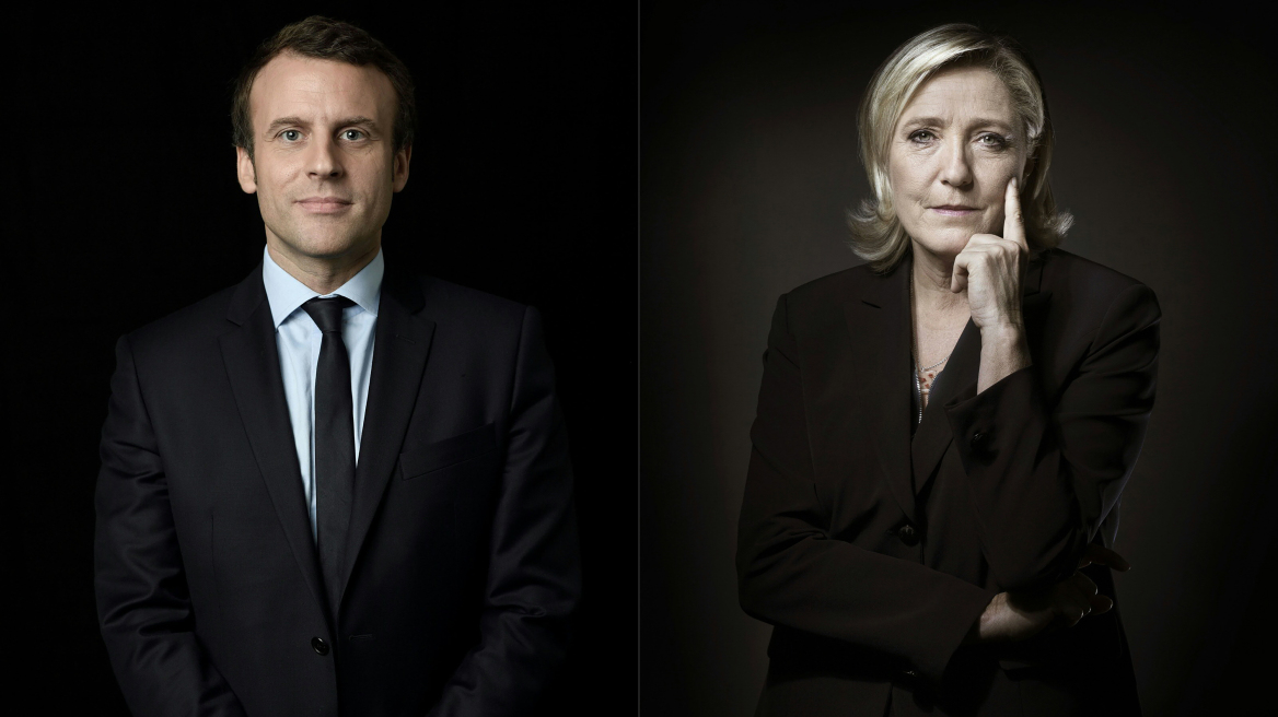 Εκλογές Γαλλία-Τελικό αποτέλεσμα: Πρώτος ο Μακρόν με 2,7 μονάδες διαφορά από τη Λε Πεν