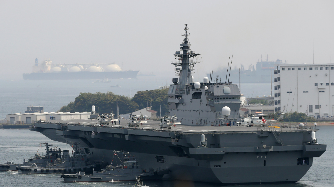 Η Ιαπωνία στέλνει το μεγαλύτερο πολεμικό της για συνοδεία πλοίων των ΗΠΑ λόγω Βόρειας Κορέας  