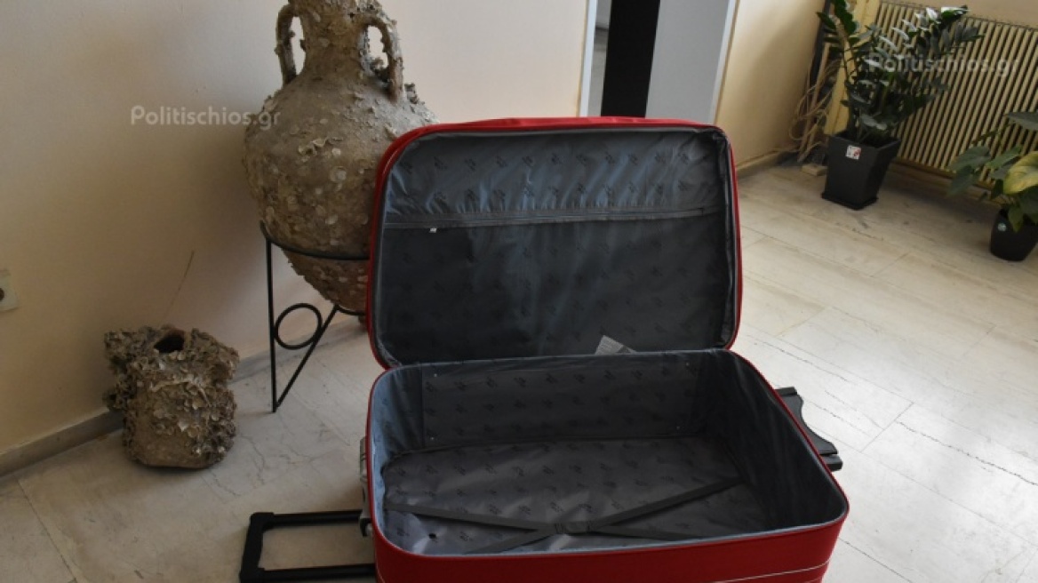 Χίος: Μετανάστης προσπάθησε να ταξιδέψει στον Πειραιά μέσα σε… βαλίτσα