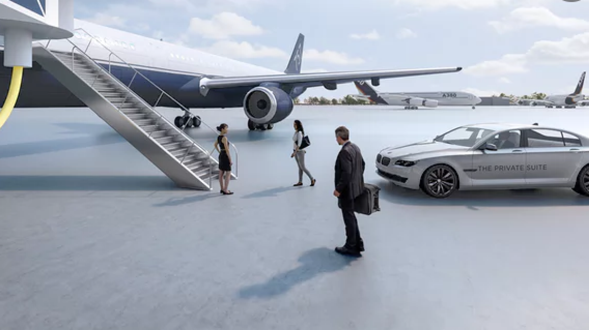 At LA airport’s new private terminal, the rich can watch normal people suffer!