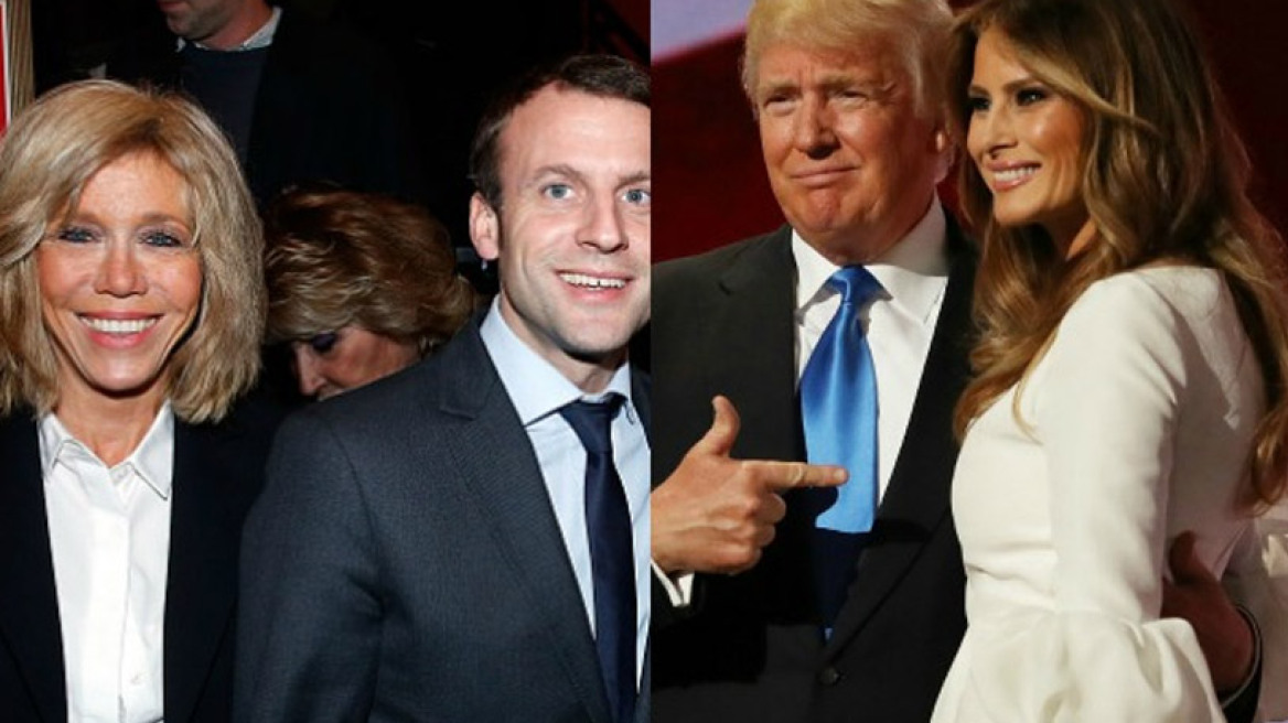 H Brigitte Macron “ντύθηκε” Melania Trump στην ορκωμοσία του νέου Γάλλου προέδρου