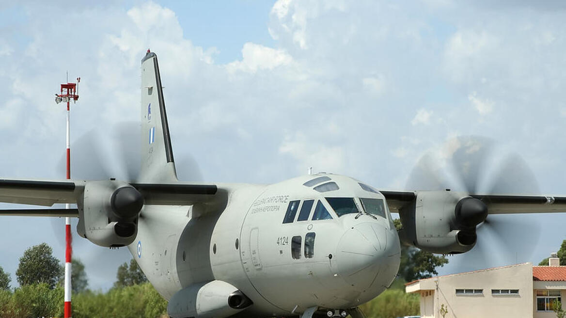 Σαντορίνη: Ατύχημα με αεροσκάφος C-27J κατά τη μεταφορά ασθενούς