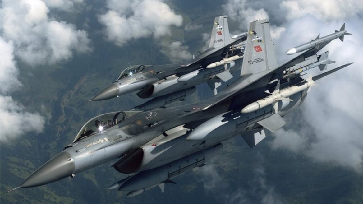Εικονική αερομαχία ελληνικών - τουρκικών μαχητικών στο Αιγαίο