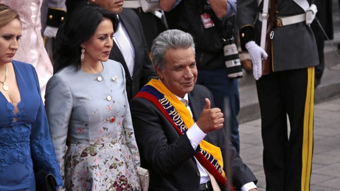 Ο Λενίν Μορένο ορκίστηκε νέος πρόεδρος στον Ισημερινό