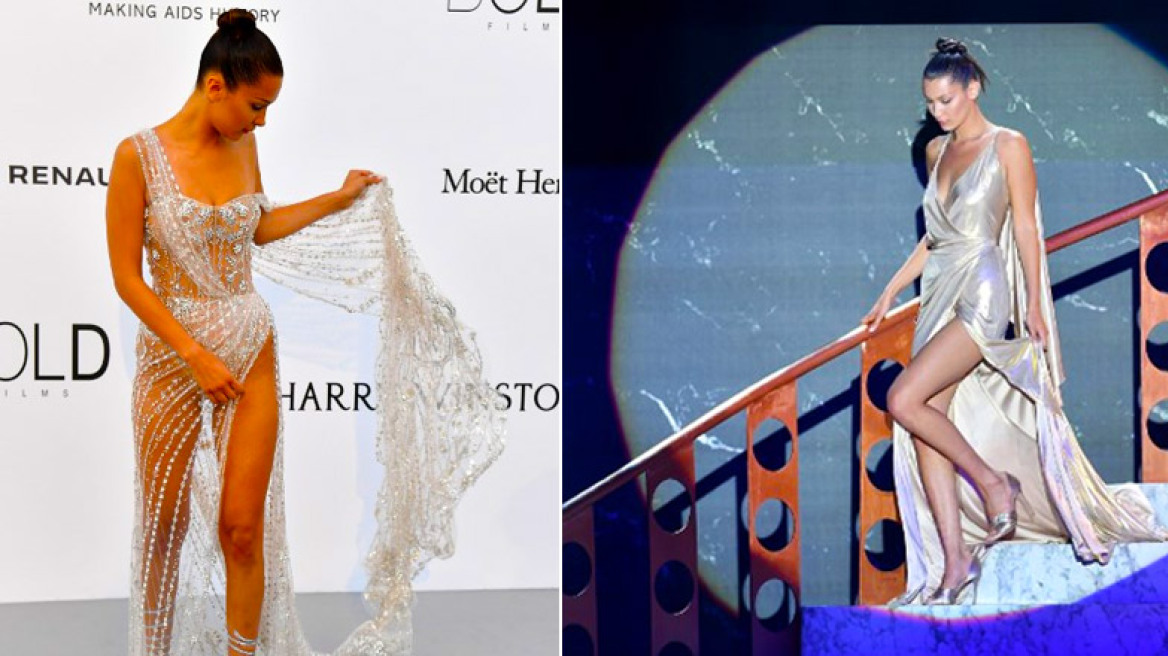 Bella Hadid: Δύο φορέματα... ένα εσώρουχο - Όλα στη φόρα ξανά