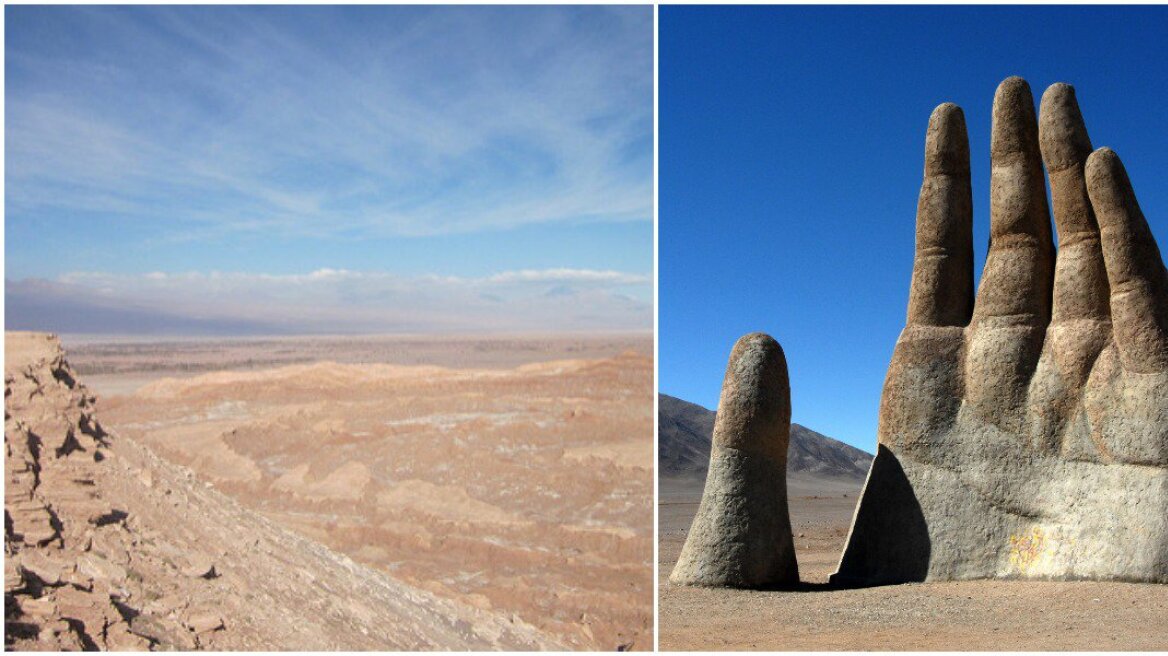 Atacama Desert: The driest place on Earth hides a giant hand reaching for the sky