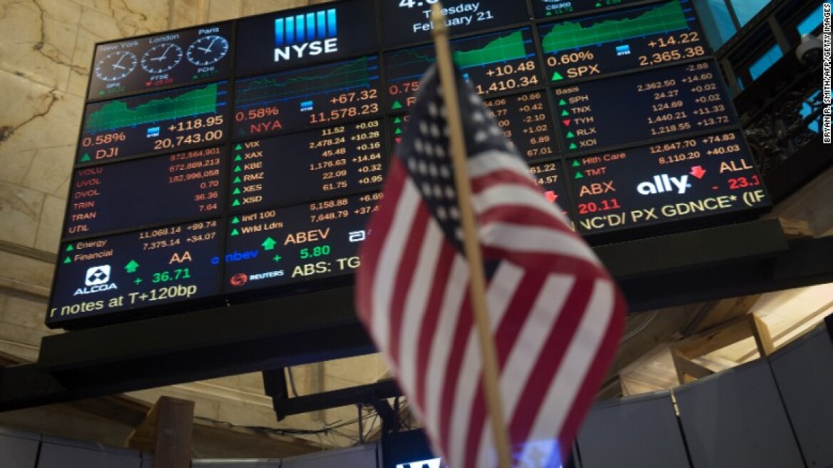 Wall Street: Κλείσιμο με ανοδικές τάσεις