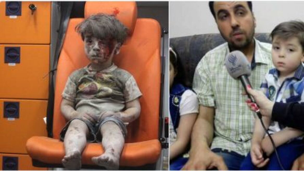 Συρία: Νέες φωτογραφίες από τον Ομράν, το παιδάκι με το απεγνωσμένο βλέμμα