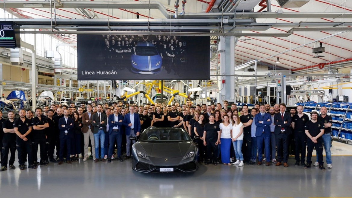 Ρεκόρ παραγωγής για τη Lamborghini Huracan