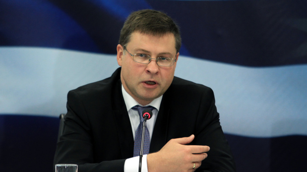 Ντομπρόβσκις: «Είναι καιρός να προχωρήσουμε στην εκταμίευση της επόμενης δόσης για την Ελλάδα»