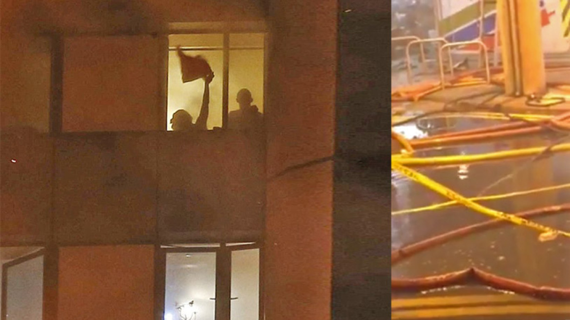 Λονδίνο: Βίντεο μέσα από το φλεγόμενο κτήριο - Η απελπισία ενός εγκλωβισμένου