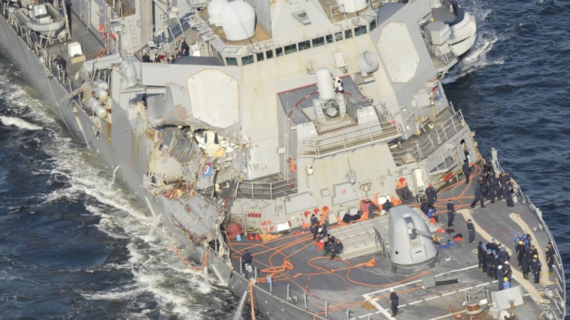  Missing sailors found dead in flooded compartments on US Navy destroyer