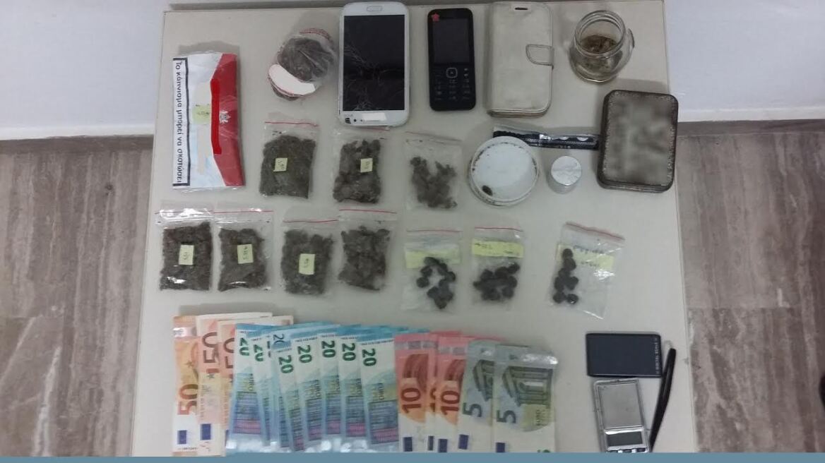 Τρεις συλλήψεις για χασίς και κοκαΐνη στο Ηράκλειο